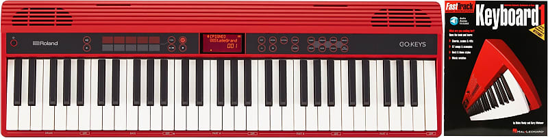 Roland GO:KEYS 61-key Music Creation Keyboard Bundle with Hal Leonard FastTrack Keyboard Method - Book 1 image 1
