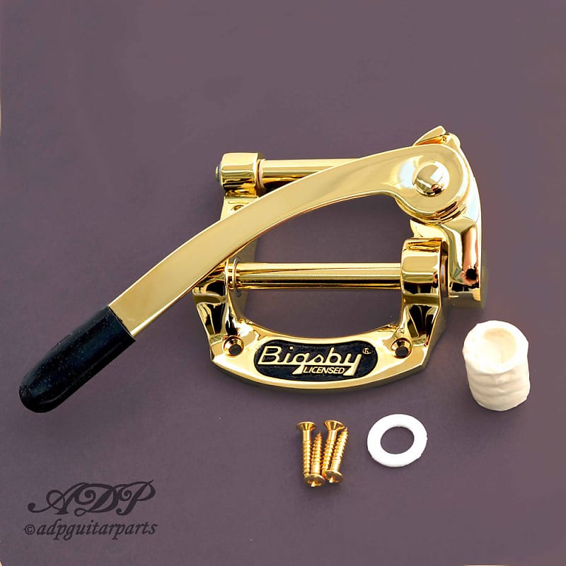 BIGSBY Licensed B50 VIBRATO TAILPIECE B5 Horse Shoes TELE, SG.. GOLD