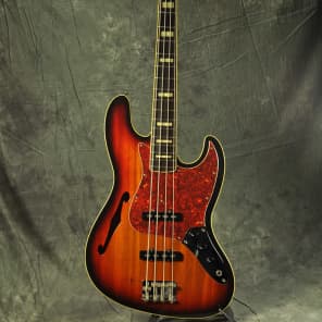 Fender Japan JB/HO ホローボティジャズベース 🇯🇵 2012 Fender JB/HO Jazz Bass Hollow-Body, Blocks