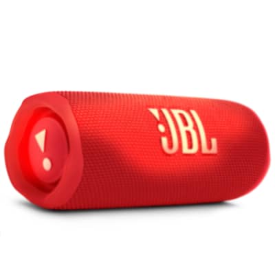 JBL Flip 6 Portable Waterproof Bluetooth Speaker (Red) + JBL T110 in Ear Headphones image 4
