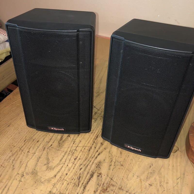Klipsch KSB 1.1 Black Main Stereo Speakers Bookshelf Great Reverb