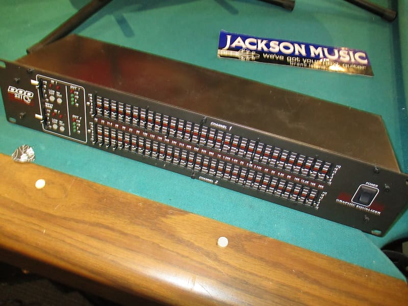 DOD SR231Q Dual 31 Band Graphic Equalizer Rack Reverb