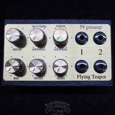 ギター FLYING TEAPOT 59 Preamp flying teapot 59 Preamp Black エフェクター プリアンプ 国産
