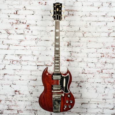 Gibson - Custom 1964 SG Standard Reissue - Electric Guitar w/ Maestro Vibrola VOS - Cherry Red - w/ Hardshell Case image 2