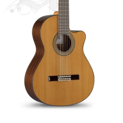 Alhambra 3C-CW Mahogany Classical with Cutaway image 1