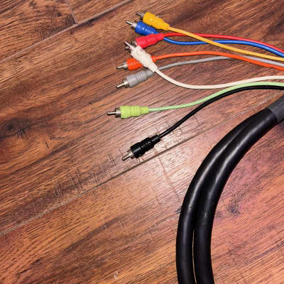 Hosa Snake 6 ft 8 channel 0.25 mono male to rca male image 2