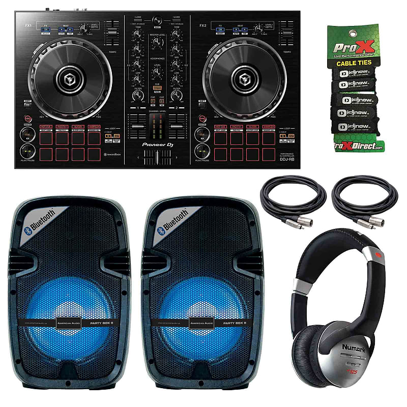 Pioneer DDJ-RB Rekordbox DJ Controller + Party Box 8