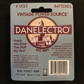 Danelectro store 9v battery