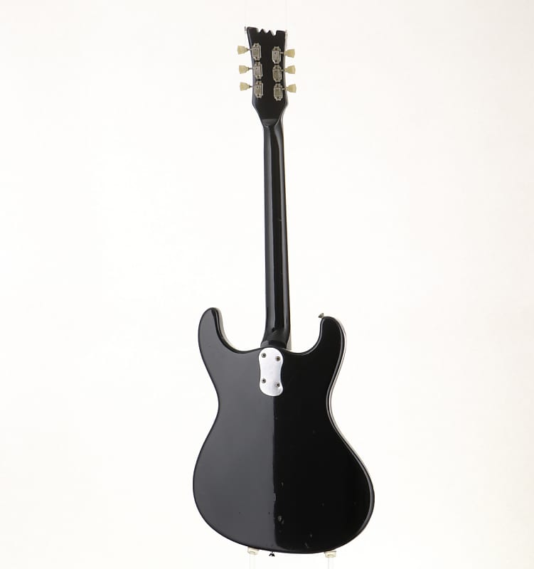 【9729】Mosrite THE VENTURES MODEL black Mosrite The Ventures Model Mark I Black Vintage MIJ Electric