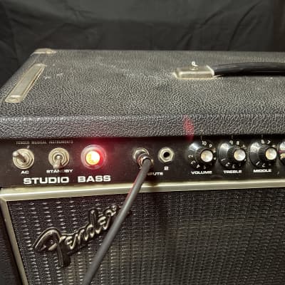 Fender Studio Bass 2-Channel 200-Watt 1x15" Bass Combo 1977 - 1980 - Black image 2