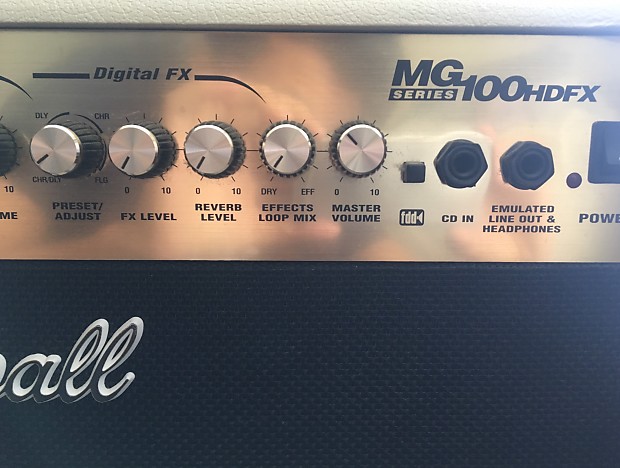 Marshall MG100HDFX and MG412A Half Stack 2007 Limited Marshall MG100HDFX and MG412A Half Stack 2007 Limited