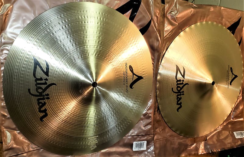 Zildjian 14" A Series Mastersound Hi-Hat Cymbals (2021 Pair) New, Selling as Used image 1