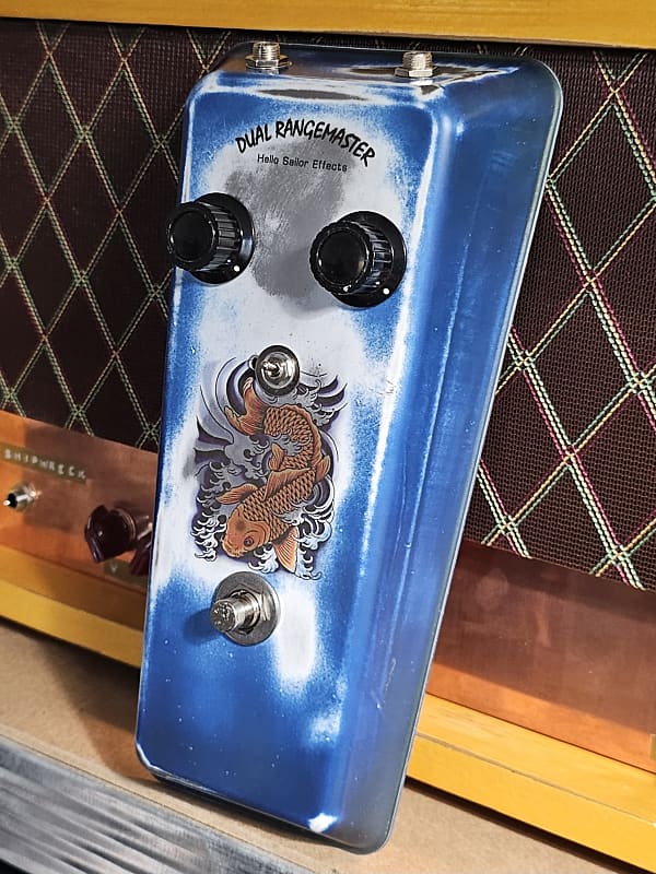 Hello Sailor Effects Dual Rangemaster - Lake Placid Blue | Reverb