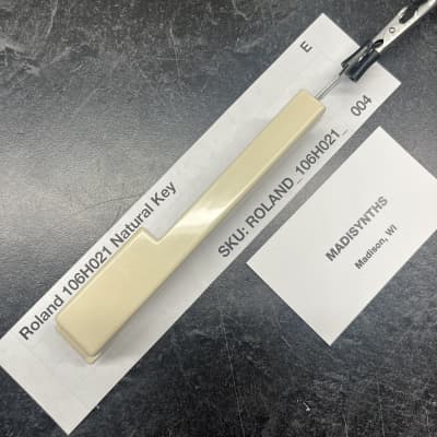 ORIGINAL Roland Replacement E Key (Matsushita SK-1xx Keybeds) (106H021) for Jupiter-4, System-100/700, SH-1/2/3/3A/5/7, RS-505, VP-330, Promars, etc