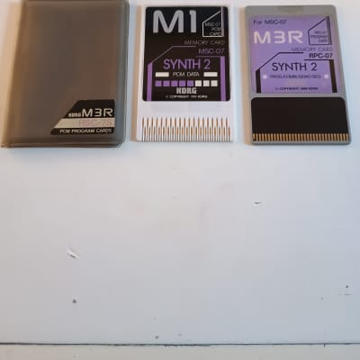 Korg M3R Synth 2 PCM + RPC-07 PROGRAM Card (for Korg M1/M1R/EX-M1R/M3R)