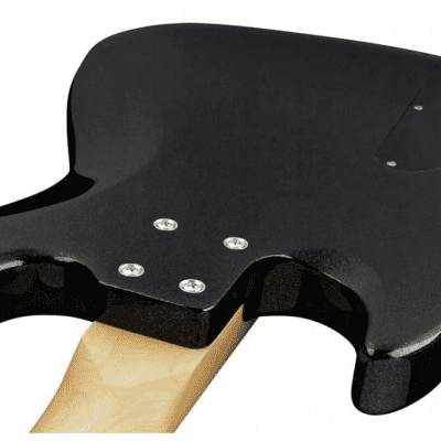 Sadowsky MetroExpress 21-Fret Vintage J/J Bass Solid Black High Polish image 6