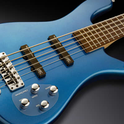 Warwick RockBass Streamer LX, 5-String - Blue Metallic High Polish image 2