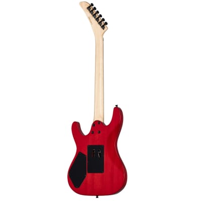 Kramer Striker Figured HSS Floyd Rose Electric Guitar (Transparent Red) image 3