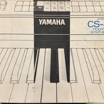 Original Yamaha CS80 OWNERS MANUAL