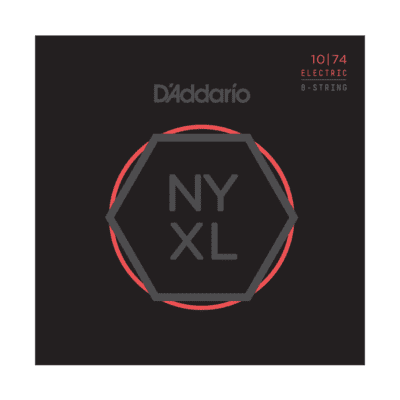 D'Addario NYXL Light Top/Heavy Bottom 8-String 10-74 image 3