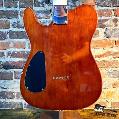 IYV Semi-Hollow T-Style Electric Guitar (2020s - Spalted Maple) image 8