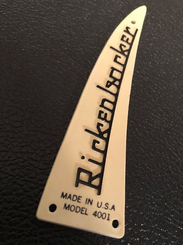 Vintage 1978 Rickenbacker 4001 Bass Truss Rod Cover | Reverb