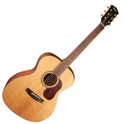 Cort Gold-O6 Natural OM All Solid Wood Torrefied Top Spruce Mahogany Acoustic Guitar for sale