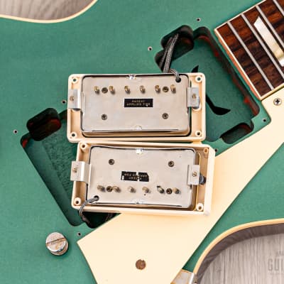 2020 Gibson Custom Shop Historic 1954 Les Paul R4 Inverness Green Dark Back w/ CustomBucker PAFs, Case, COA, Tags image 16