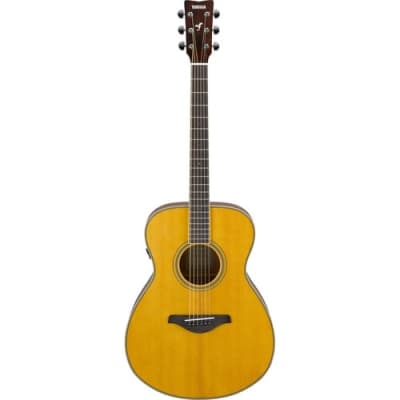 Yamaha FS-TA TransAcoustic Concert Acoustic Electric Guitar  - Vintage Tint image 5
