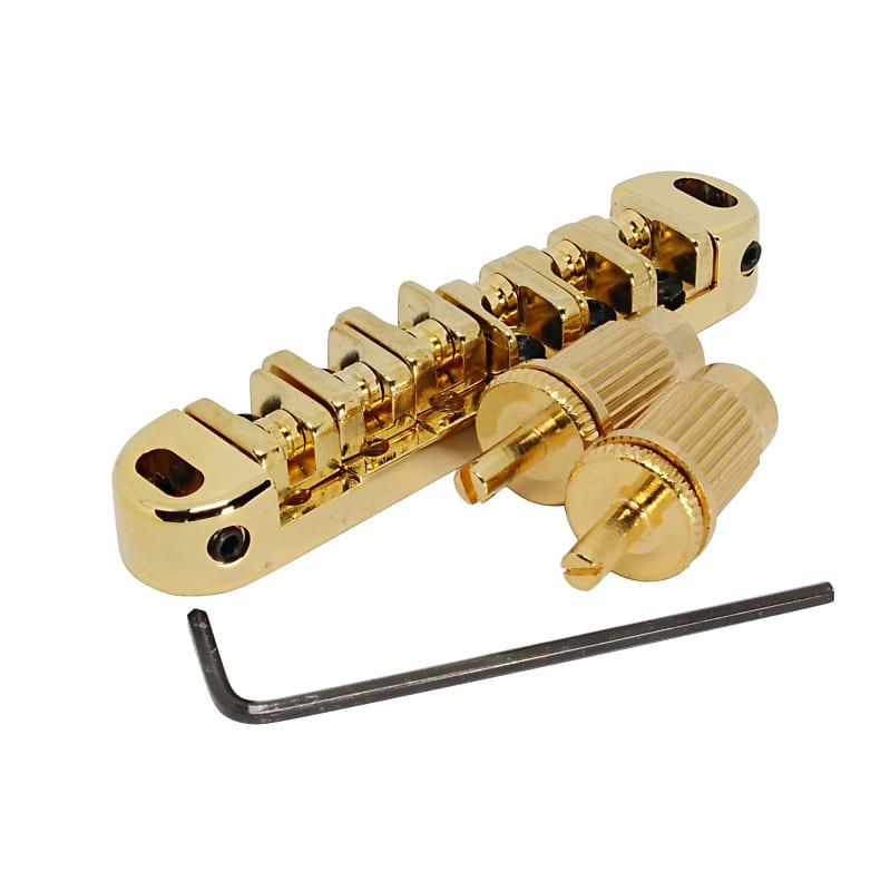 Low Profile Roller Bridge M8 posts Gold Reverb