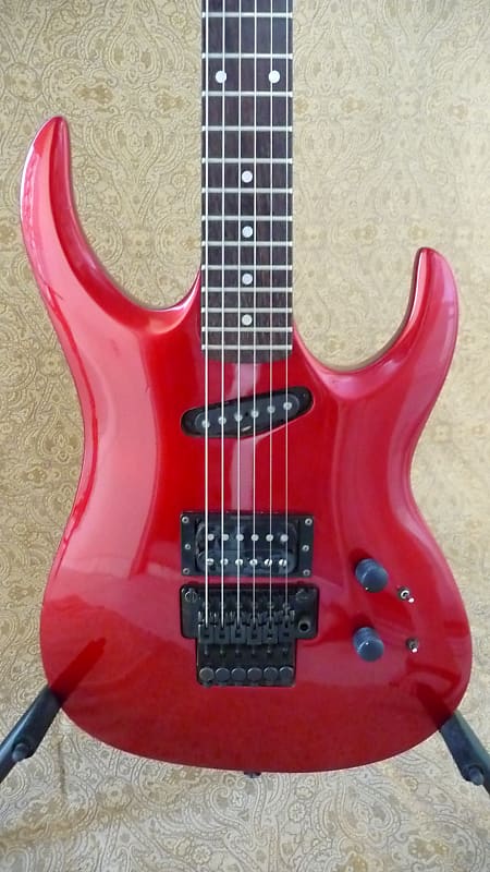 Vintage Kramer American Showster Savant II 1988-89 Candy Red "Super Rare" 6 String Electric Guitar image 1