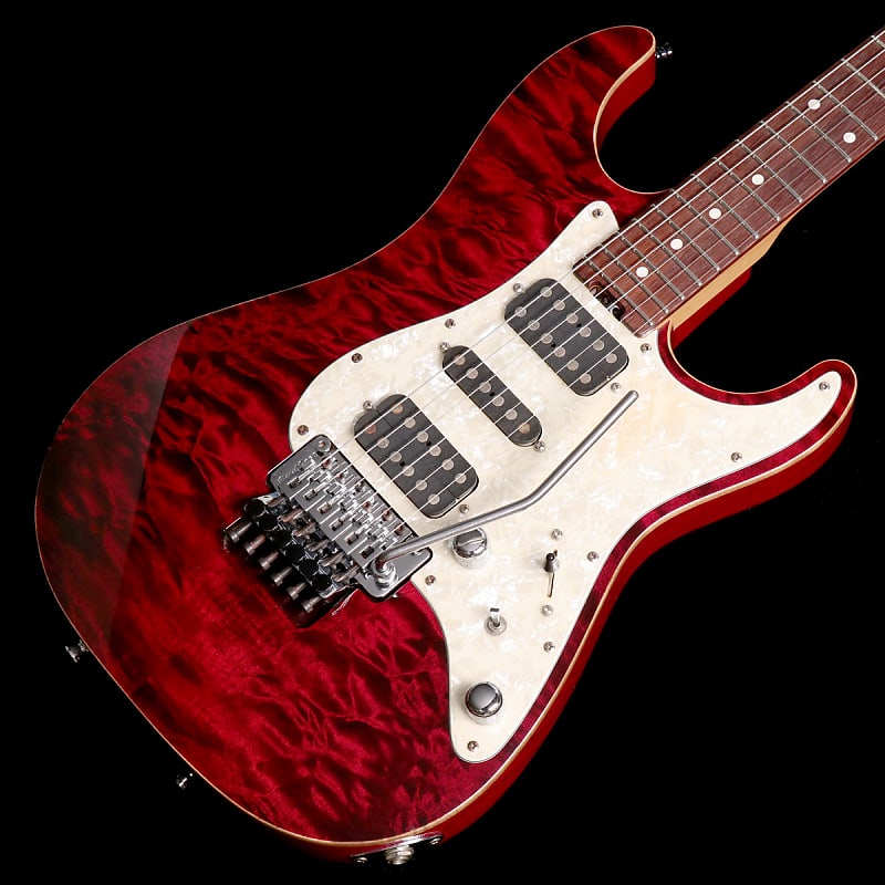 SCHECTER EX-V-22-CTM-FRT Black Cherry [SN 080205] (05/30)