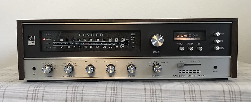 Fisher 401, Rare Stereo Receiver, FM low Volume, Everything Else Good Working