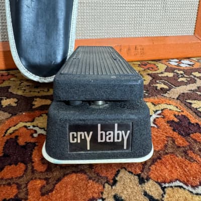 Vintage 1970s Jen Cry Baby Crybaby Italy Red Fasel Wah Wah Effects Pedal w/ Bag image 2