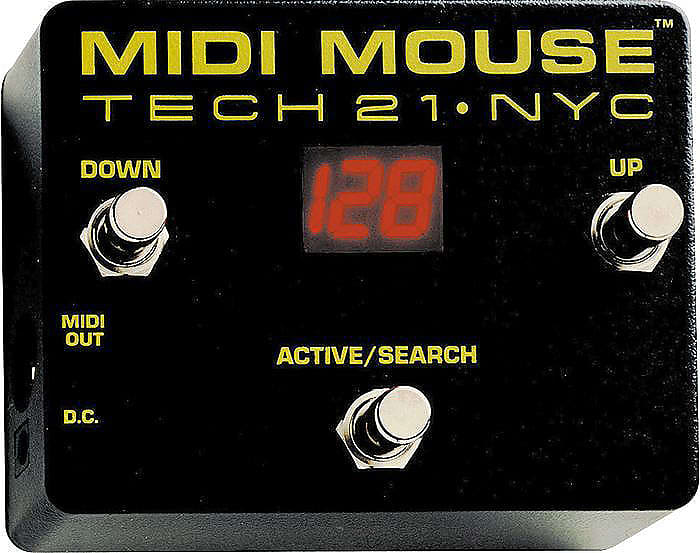 Tech21 Midi Mouse MIDI Patch Change Footswitch Reverb