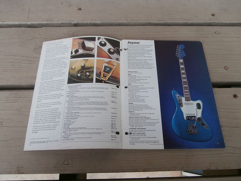 Vintage 1970 Fender Full Line, Full Color Catalog! Stratocaster