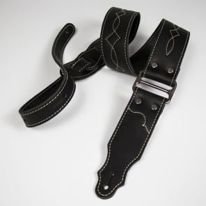 Franklin Straps Leather and Chrome Series 2" Guitar Strap