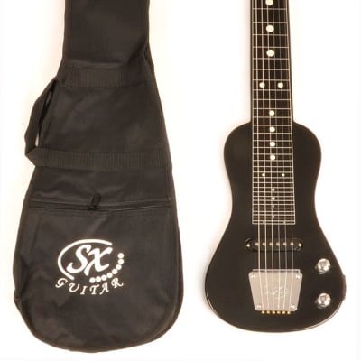 SX Lap 3 Lap Steel Guitar w/Bag Black for sale