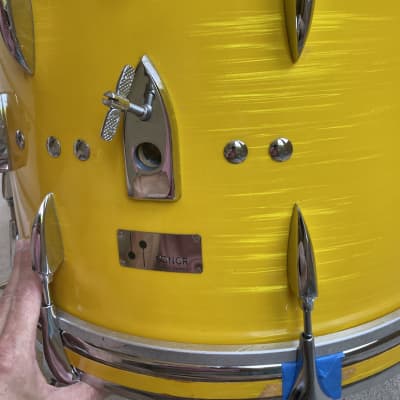 Sonor Tear Drop 20” x 14” Bass Drum 70s Yellow Gelb image 5
