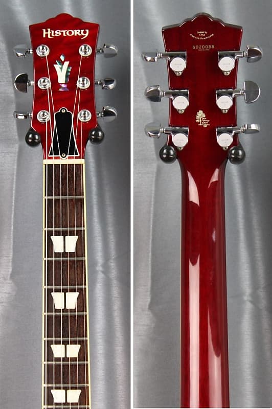 History Les Paul Standard TH-10QM 2002 Fujigen Japan import