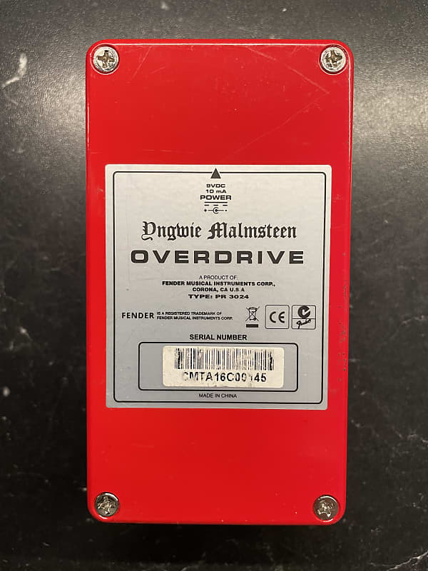 Fender Yngwie Malmsteen Overdrive | Reverb