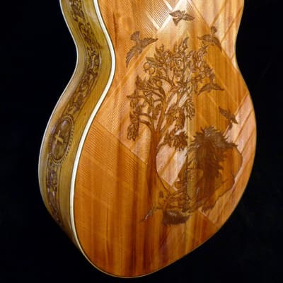 Blueberry Handmade Acoustic Guitar Jumbo Size "Faith" Built to Order image 10