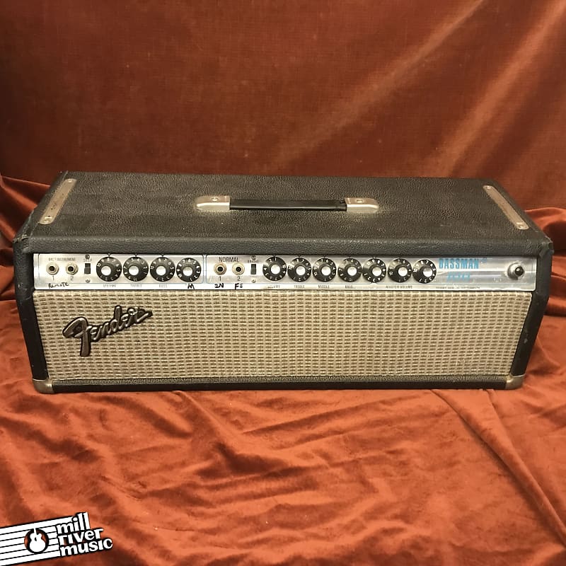 Fender Bassman 100 Vintage 1970s Amplifier Tube Head Modded FX Loops