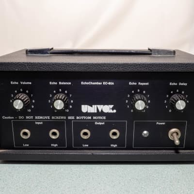 Univox EchoChamber EC-80A Tape Echo 1970s + tape & spare unit image 1
