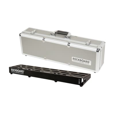 RockBoard Duo 2.2 Pedalboard with ATA Flight Case (for 5-9 pedals), approx. 24.5" x 5.5" image 1