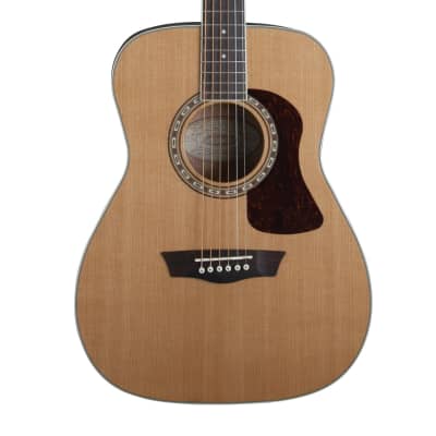 Washburn Heritage F11S Solid Cedar / Mahogany Folk Acoustic Guitar Natural Glos image 1