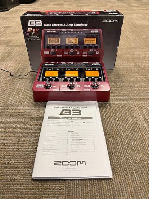 Zoom B3 | Reverb