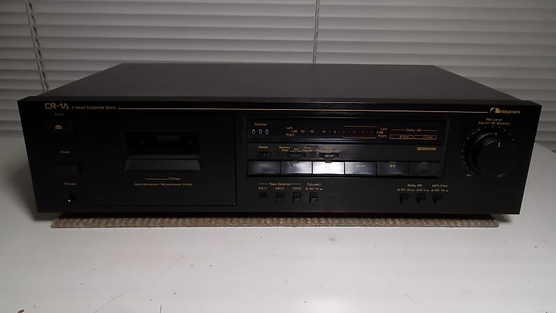 1989 Nakamichi CR-1A Stereo Cassette Deck New Belts & Complete Serviced  01-2023 & Excellent #758