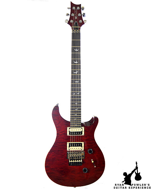 PRS SE 30th Anniversary Custom 24 Floyd Scarlet Red | Reverb