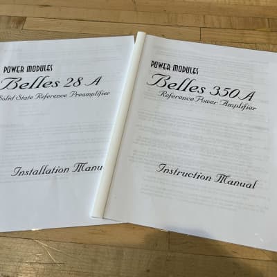 Belles 28A Reference Preamp & 350A Reference Power Amp Stack image 23
